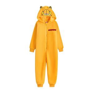 Garfield Unisex Adult Long-Sleeved All-In-One Nightwear / Orange
